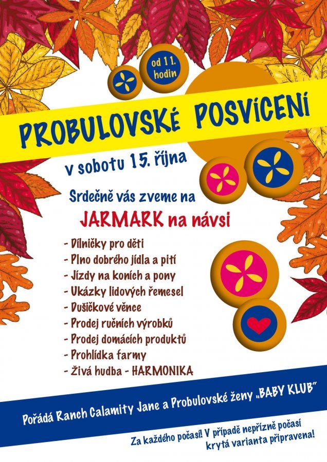 Srdečně Vás zveme na Probulovské posvícení 2022